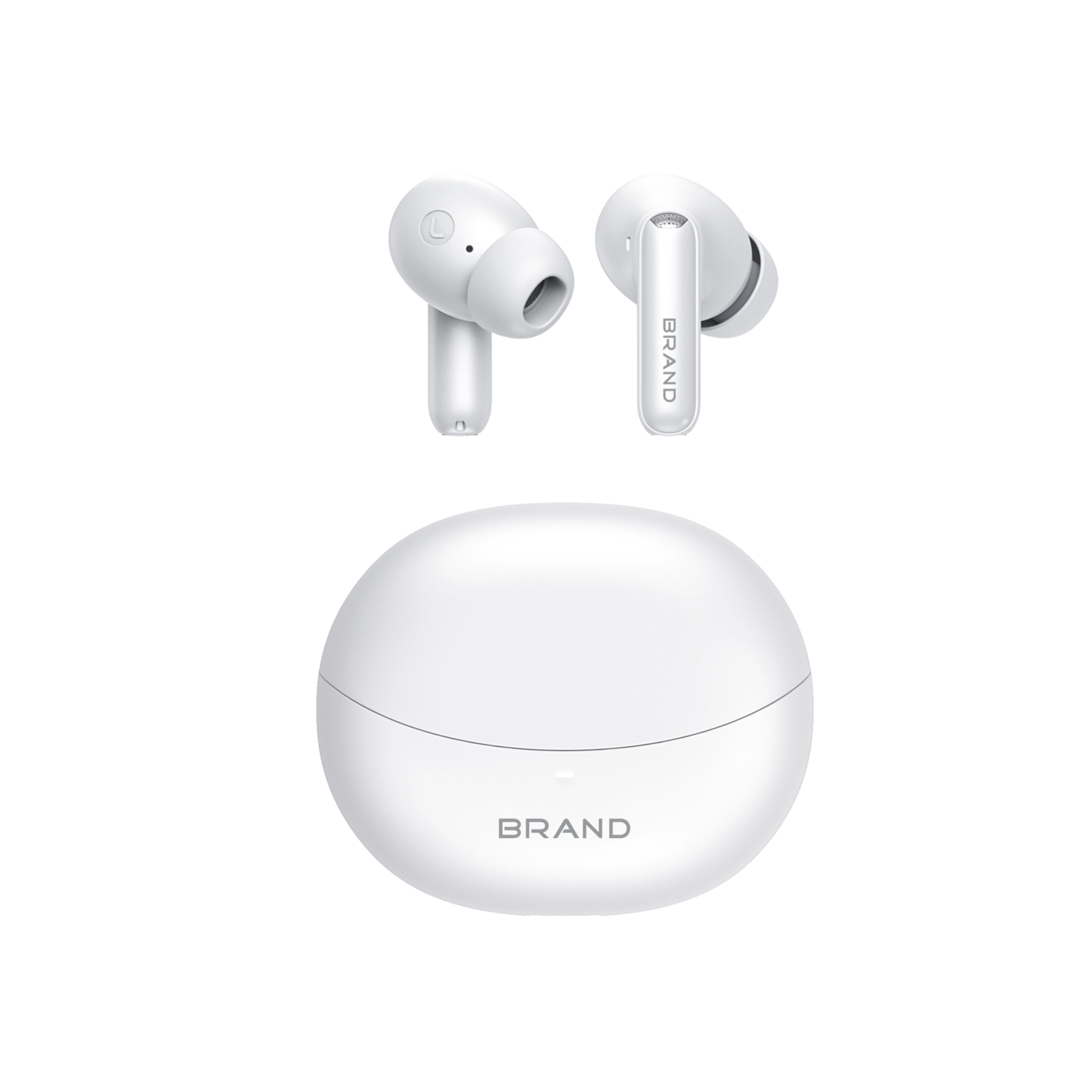 ENC Dual Microphones Bluetooth 5.4 TWS Earbuds Fast Charge Low Latency